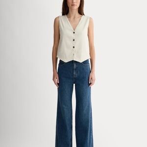 Everlane Women's Way-High® Sailor Jean in Deep Blue, Size 23, Cotton/Denim